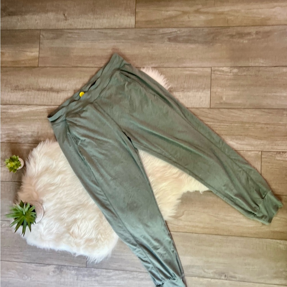 SWEATY BETTY | Dusty Blue Jogger Sweatpants with Pockets! (XL)